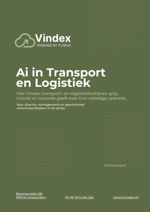 Whitepaper Ai in transport en logistiek over datagedreven planning, lagere kosten en meer grip op operatie