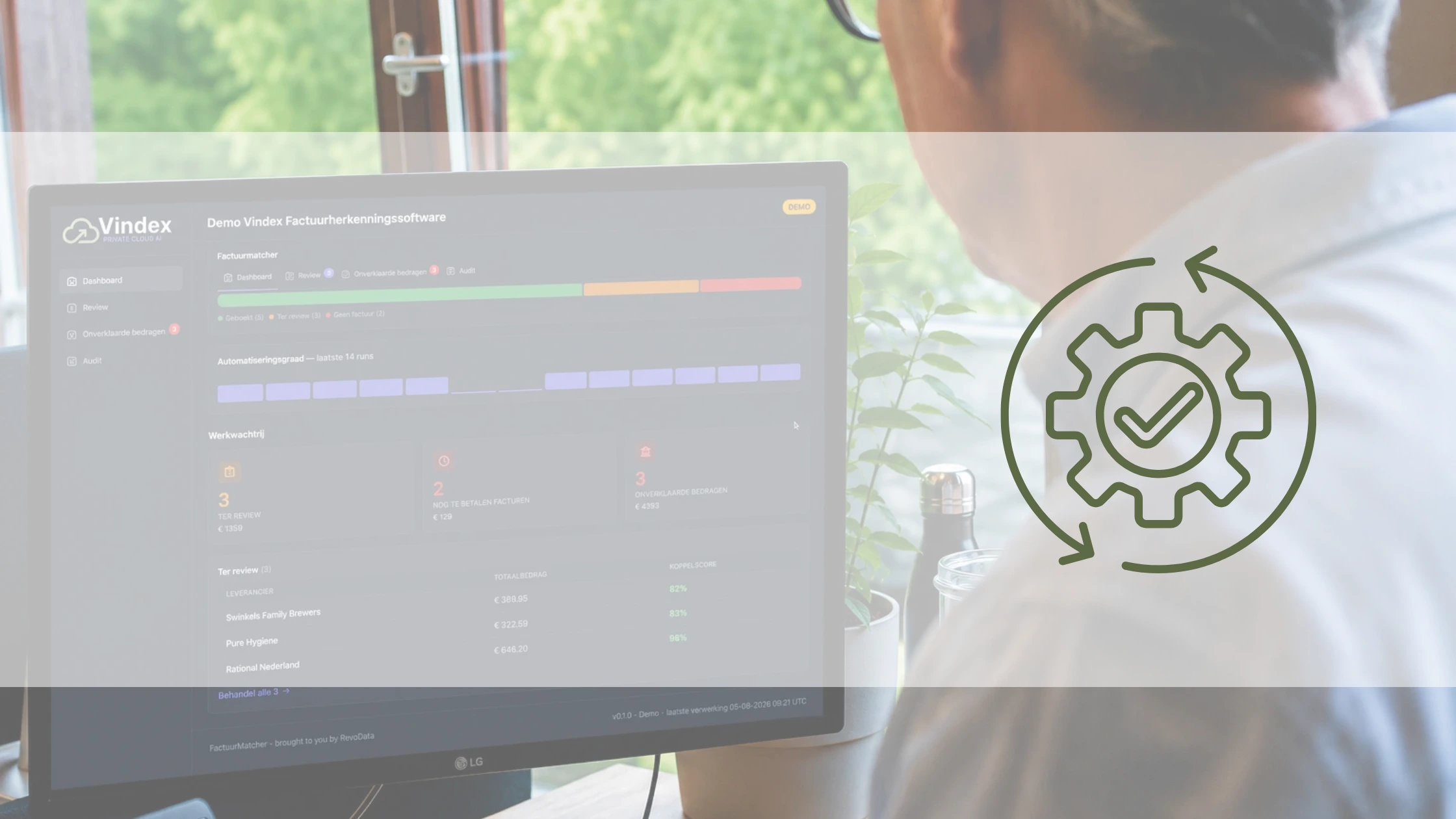 Ai-agent verwerkt automatisch inkomende facturen en werkt samen met bestaande boekhoudsoftware zoals Exact, Twinfield, Yuki en AFAS.