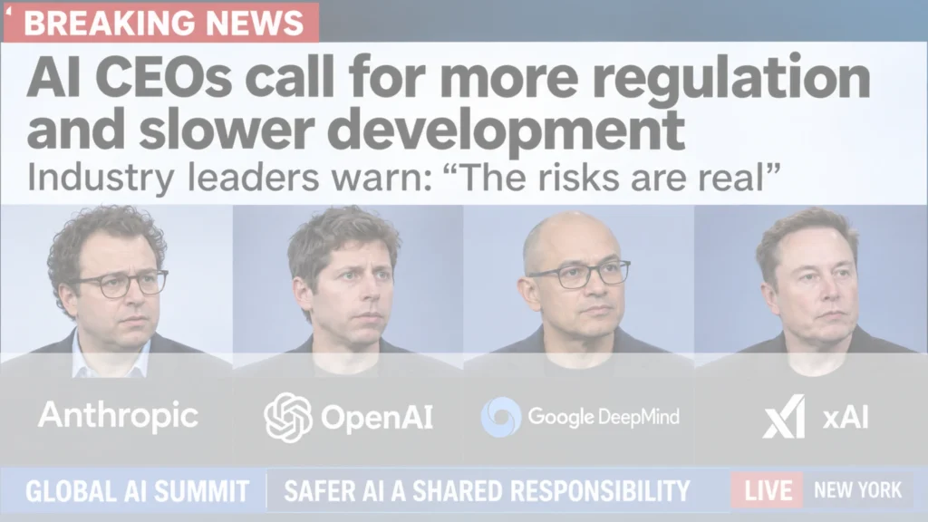 Dario Amodei van Anthropic riep publiekelijk op om de ontwikkeling van de krachtigste AI-modellen te vertragen. Sam Altman van OpenAI sprak zijn steun uit voor het beheerst ontwikkelen van deze zogenoemde frontiermodellen. Demis Hassabis van Google DeepMind onderschreef de richting en Elon Musk hield het kort: “Dario is right.”