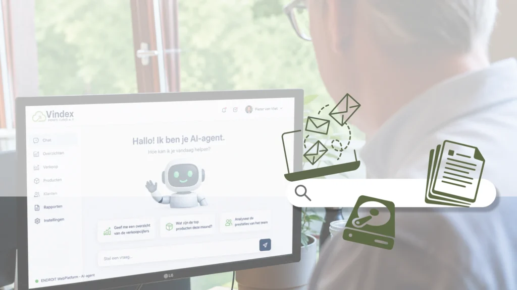 Doorzoek informatie door middel van een AI-Agent op jouw private AI-platform.